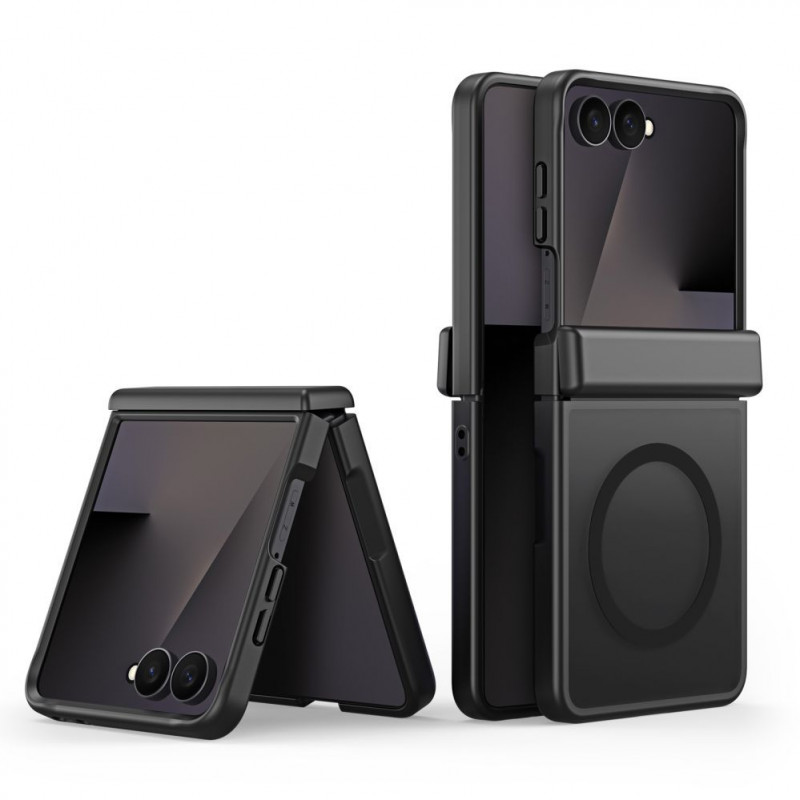 Dux Ducis Yind hybridné puzdro pre Samsung Galaxy Z Flip8, MagSafe, čierne