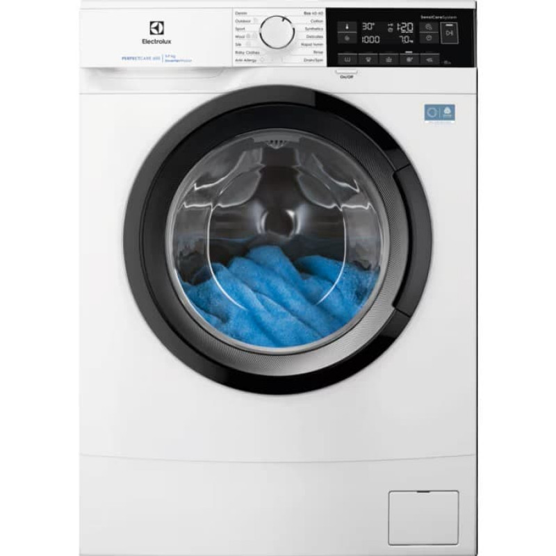 Electrolux EWS6327DE séria 600 SensiCare práčka s predným plnením, 7 kg, biela