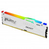 Kingston FURY Beast 16 GB DDR5-5600 CL40 pamäťový modul DIMM, RGB, biely, KF556C40BWA-16