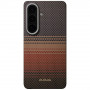 PITAKA Edge Case MagSafe puzdro pre Samsung Galaxy S26+, západ slnka