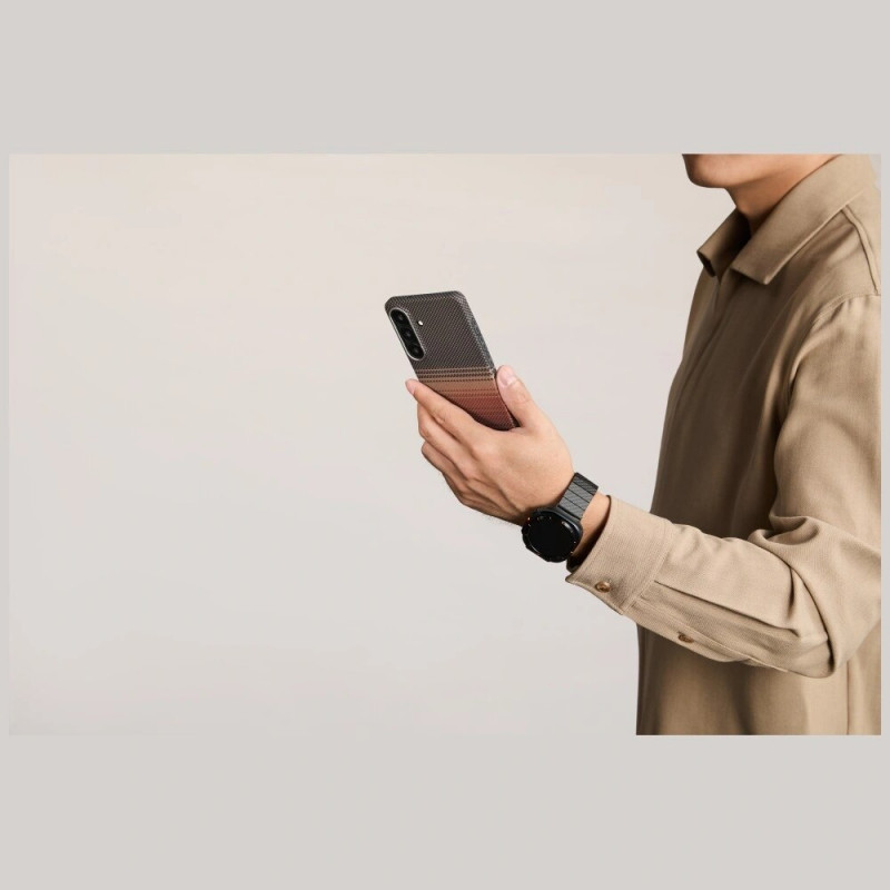 PITAKA Edge Case MagSafe puzdro pre Samsung Galaxy S26+, západ slnka