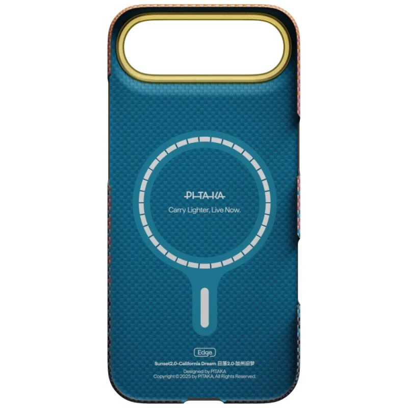PITAKA Edge Case California Dream 05 puzdro pre Apple iPhone Air, západ slnka