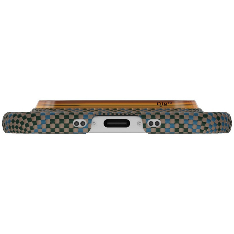 PITAKA Edge Case Breath of Veins puzdro pre Apple iPhone Air, dive green