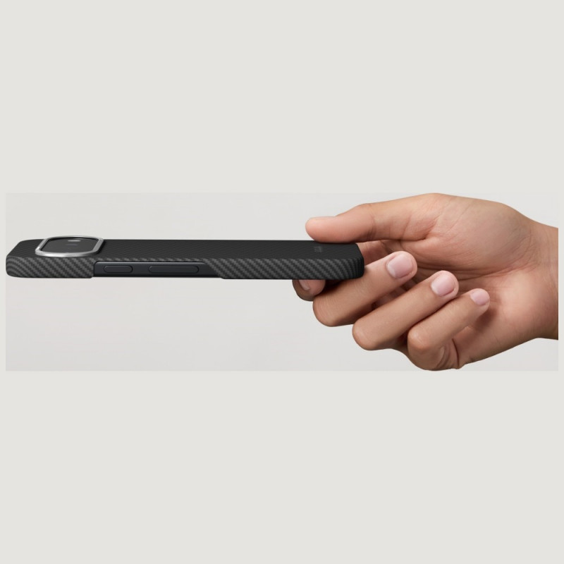 PITAKA Edge Case puzdro pre Google Pixel 11, čierno-sivé