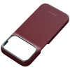 PITAKA Edge Case Argyle MagSafe puzdro pre Apple iPhone 18 Pro / 17 Pro, bordové