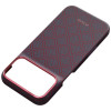 PITAKA Edge Case Argyle MagSafe puzdro pre Apple iPhone 18 Pro Max / 17 Pro Max, modro-červené
