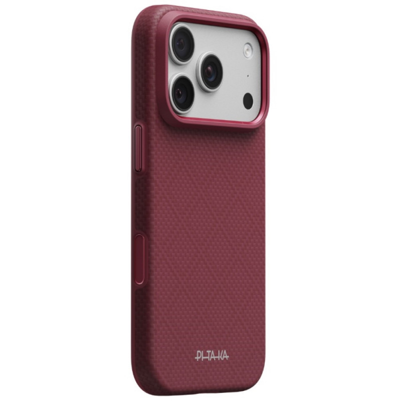 PITAKA Summa Case puzdro pre Apple iPhone 18 Pro / 17 Pro, bordové