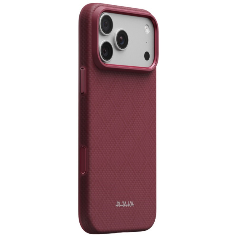 PITAKA Summa Case puzdro pre Apple iPhone 18 Pro Max / 17 Pro Max, bordové