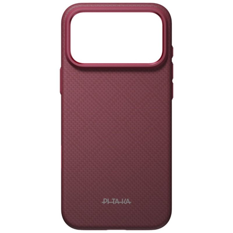 PITAKA Summa Case puzdro pre Apple iPhone 18 Pro Max / 17 Pro Max, bordové