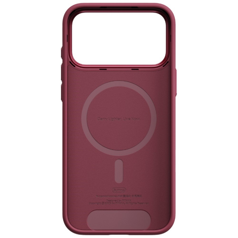 PITAKA Summa Case puzdro pre Apple iPhone 18 Pro Max / 17 Pro Max, bordové
