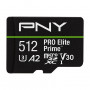 PNY PRO Elite Prime pamäťová karta microSDXC 512 GB, UHS-I, Class 10, U3, V30, P-SDU512V32200PEP-GE