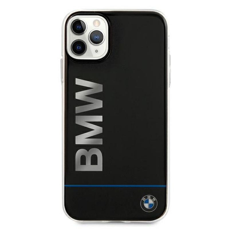 BMW BMHCN58PCUBBK Apple iPhone 11 Pro pevné puzdro Signature Printed Logo, čierne