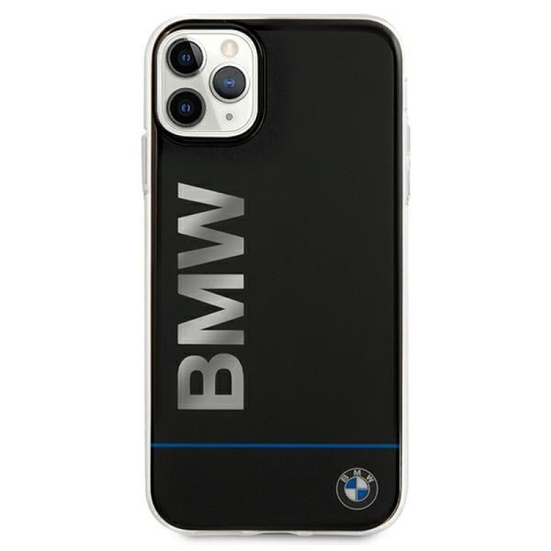 BMW BMHCN65PCUBBK Apple iPhone 11 Pro Max pevné puzdro Signature Printed Logo, čierna