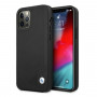 BMW BMHCP12MRCDPK Apple iPhone 12 / 12 Pro pevné puzdro Leather Deboss, čierne