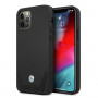 BMW BMHCP12MRSWPK Apple iPhone 12 / 12 Pro puzdro hardcase Leather Perforate, čierne