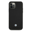 BMW BMHCP12MRSWPK Apple iPhone 12 / 12 Pro puzdro hardcase Leather Perforate, čierne