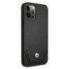 BMW BMHCP12MRSWPK Apple iPhone 12 / 12 Pro puzdro hardcase Leather Perforate, čierne