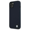 BMW BMHCP13SSILNA Apple iPhone 13 mini hardcase Silicone Signature, námornícka modrá