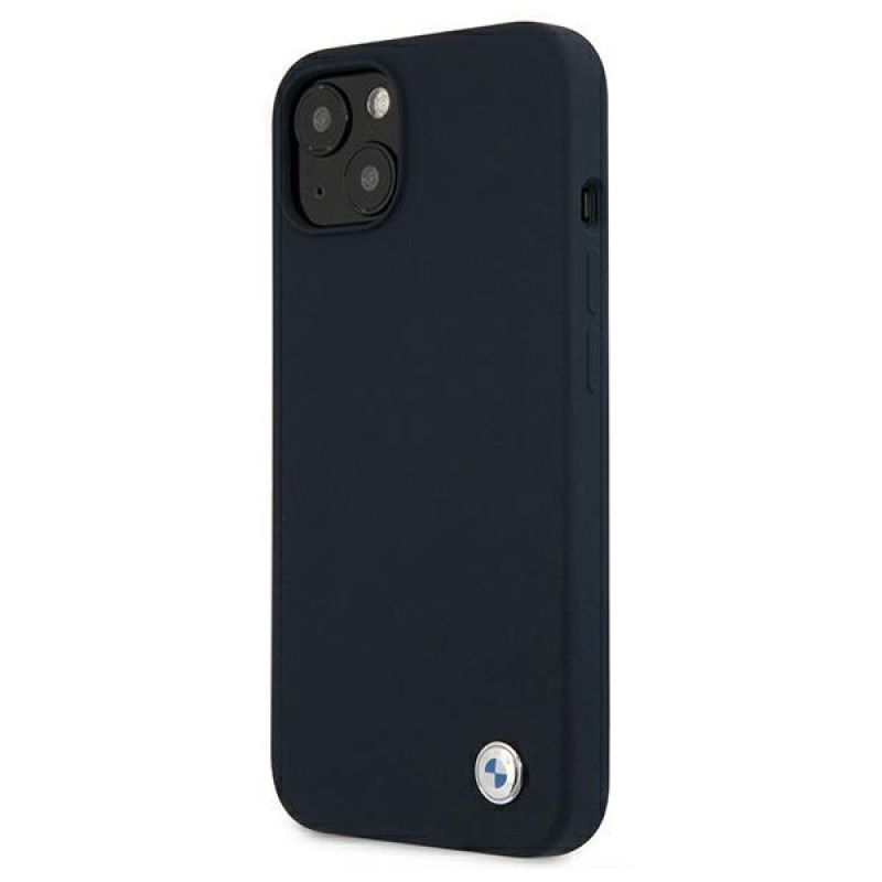 BMW BMHCP13SSILNA Apple iPhone 13 mini hardcase Silicone Signature, námornícka modrá