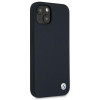 BMW BMHCP13SSILNA Apple iPhone 13 mini hardcase Silicone Signature, námornícka modrá
