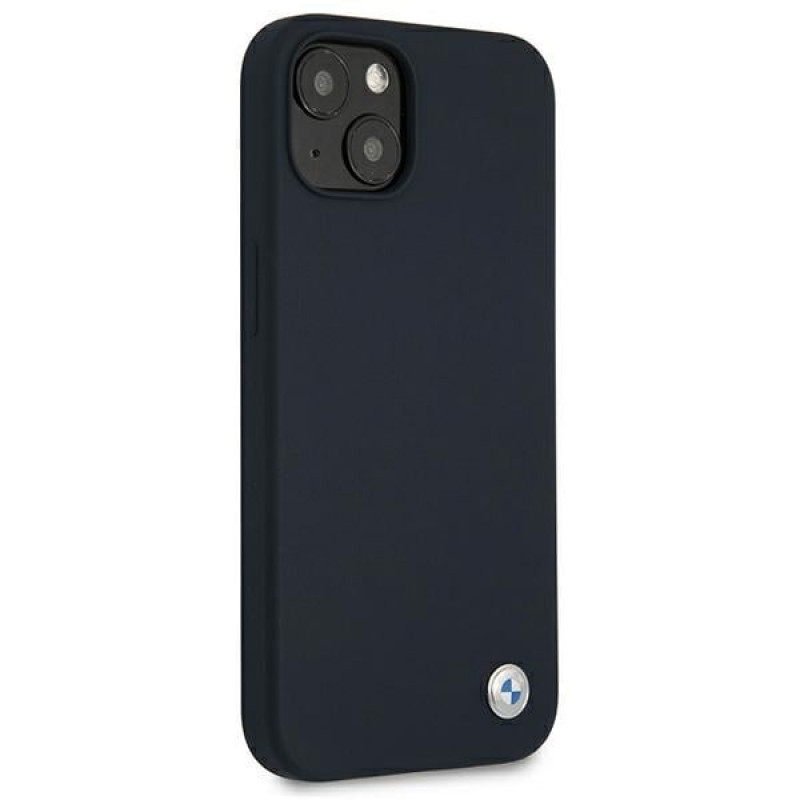 BMW BMHCP13SSILNA Apple iPhone 13 mini hardcase Silicone Signature, námornícka modrá