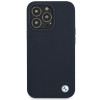 BMW BMHCP13XSILNA Apple iPhone 13 Pro Max hardcase Silicone Signature, námornícka modrá