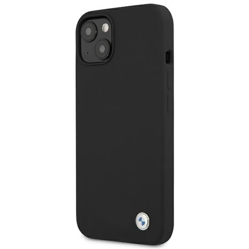 BMW BMHCP13SSILBK Apple iPhone 13 mini puzdro na pevno Silicone Signature, čierne