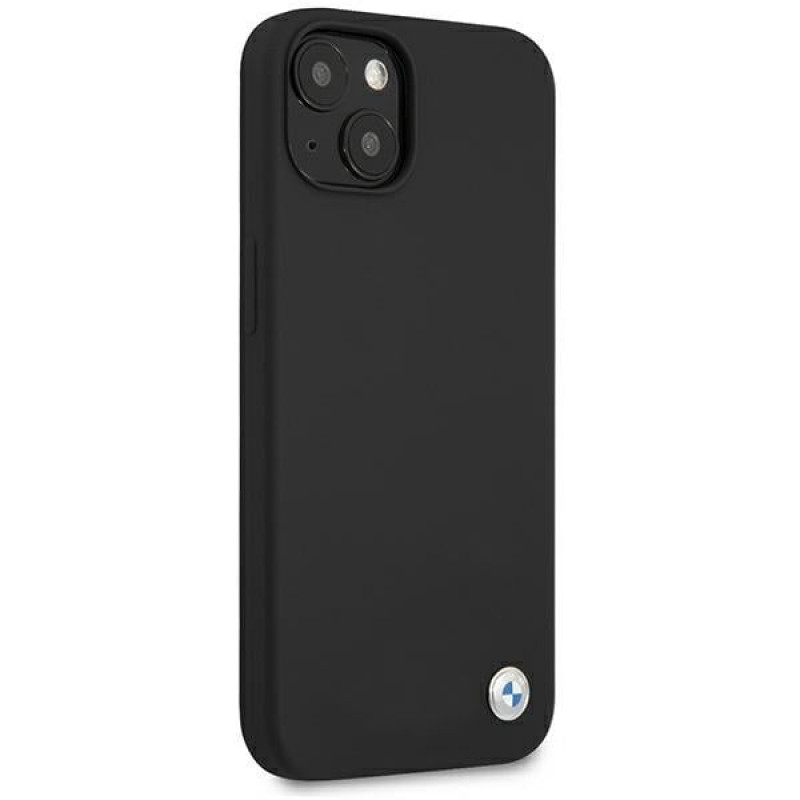 BMW BMHCP13SSILBK Apple iPhone 13 mini puzdro na pevno Silicone Signature, čierne