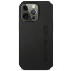 Mercedes-AMG AMHCP14LDOLBK Apple iPhone 14 Pro pevné puzdro, Leather Hot Stamped, čierne