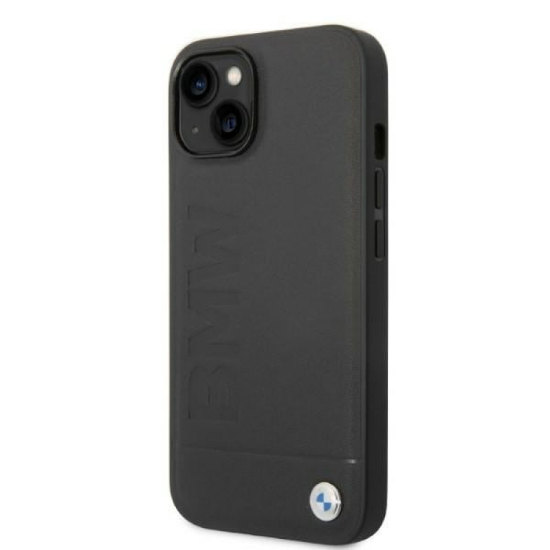 BMW BMHMP14MSLLBK Apple iPhone 14 Plus / 15 Plus hardcase, Signature Logo Imprint MagSafe, čierny