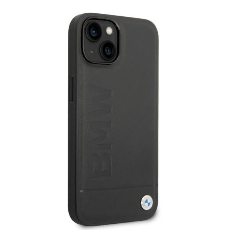 BMW BMHMP14MSLLBK Apple iPhone 14 Plus / 15 Plus hardcase, Signature Logo Imprint MagSafe, čierny