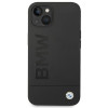 BMW BMHMP14MSLBLBK Apple iPhone 14 Plus / 15 Plus hardcase, Silicone Signature Logo MagSafe, čierny