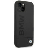 BMW BMHMP14MSLBLBK Apple iPhone 14 Plus / 15 Plus hardcase, Silicone Signature Logo MagSafe, čierny