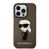 Karl Lagerfeld KLHCP14XHNIKTCK Apple iPhone 14 Pro Max pevné puzdro, Ikonik Karl, čierne