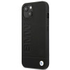 BMW BMHCP14MSLLBK puzdro na Apple iPhone 14 Plus / 15 Plus, Leather Stamp, čierne