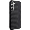 Mercedes-AMG AMHCS23SBLSCA Carbon Stripe & Embossed pevné puzdro pre Samsung Galaxy S23 (S911), čierne