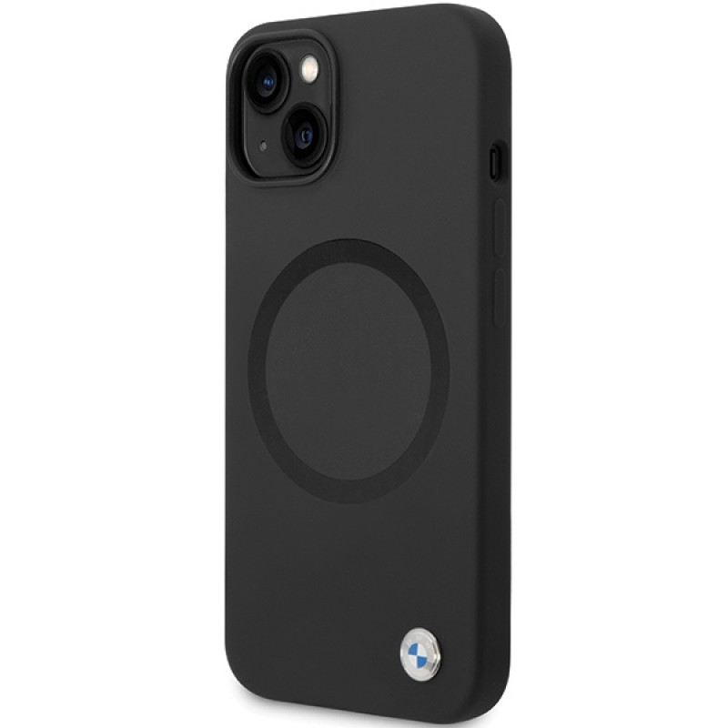 BMW BMHMP14SSILBK2 Signature Liquid Silicone MagSafe puzdro pre Apple iPhone 14, čierne