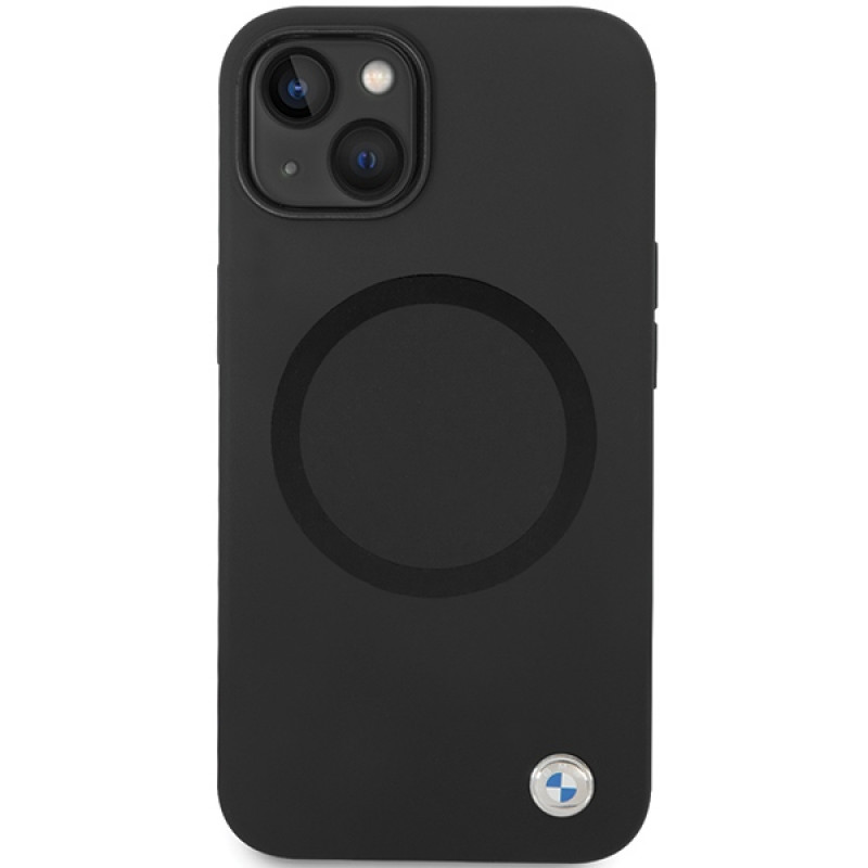 BMW BMHMP14SSILBK2 Signature Liquid Silicone MagSafe puzdro pre Apple iPhone 14, čierne