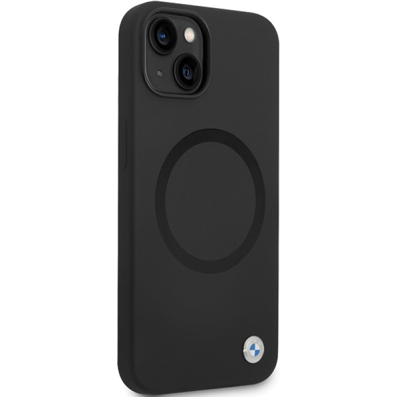 BMW BMHMP14SSILBK2 Signature Liquid Silicone MagSafe puzdro pre Apple iPhone 14, čierne