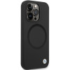 BMW BMHMP14LSILBK2 Signature Liquid Silicone MagSafe puzdro pre Apple iPhone 14 Pro, čierne