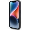 BMW BMHCP15X22RQDK Kožené prešívané puzdro pre Apple iPhone 15 Pro Max, čierne