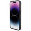 BMW BMHCP15X22RPSK puzdro Hardcase s motívom kožených sedadiel pre Apple iPhone 15 Pro Max, čierne
