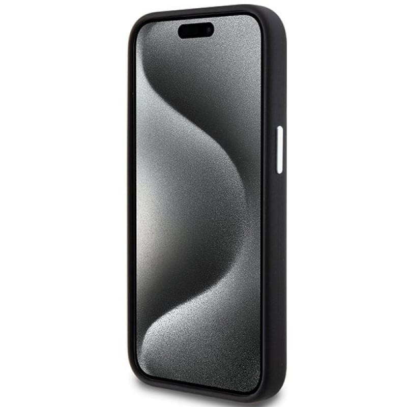 BMW BMHMP15SSILBK2 Signature Liquid Silicone MagSafe puzdro pre Apple iPhone 15, čierne