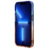 BMW BMHMP15MHTGE Gradient Bumper MagSafe pevné puzdro pre Apple iPhone 15 Plus / 14 Plus, sivé
