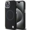 BMW BMHMP15MSILBK2 Signature Liquid Silicone MagSafe puzdro pre Apple iPhone 15 Plus / 14 Plus, čierne