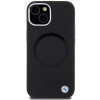 BMW BMHMP15MSILBK2 Signature Liquid Silicone MagSafe puzdro pre Apple iPhone 15 Plus / 14 Plus, čierne