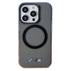 BMW BMHMP15XHTGE Gradient Bumper MagSafe Hardcase pre Apple iPhone 15 Pro Max, sivé