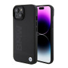 BMW BMHMP15SSLLBK Signature Logo Imprint MagSafe pevné puzdro pre Apple iPhone 15, čierne