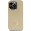 Guess GUHCP15LPS4DGPD PU 4G Strass Metal Logo puzdro pre Apple iPhone 15 Pro, zlaté