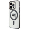 Karl Lagerfeld KLHMP15LHKHNOTK IML Karl's Head MagSafe puzdro pre Apple iPhone 15 Pro, transparentné
